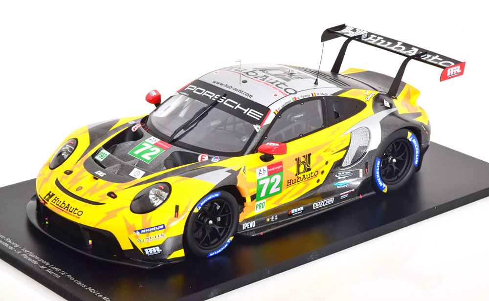 PORSCHE 911 RSR-19 N°72 HUB AUTO RACING -1ER HYPERPOLE LMGTE PRO CLASS 24H LE MANS DRIES VANTHOOR (2021)