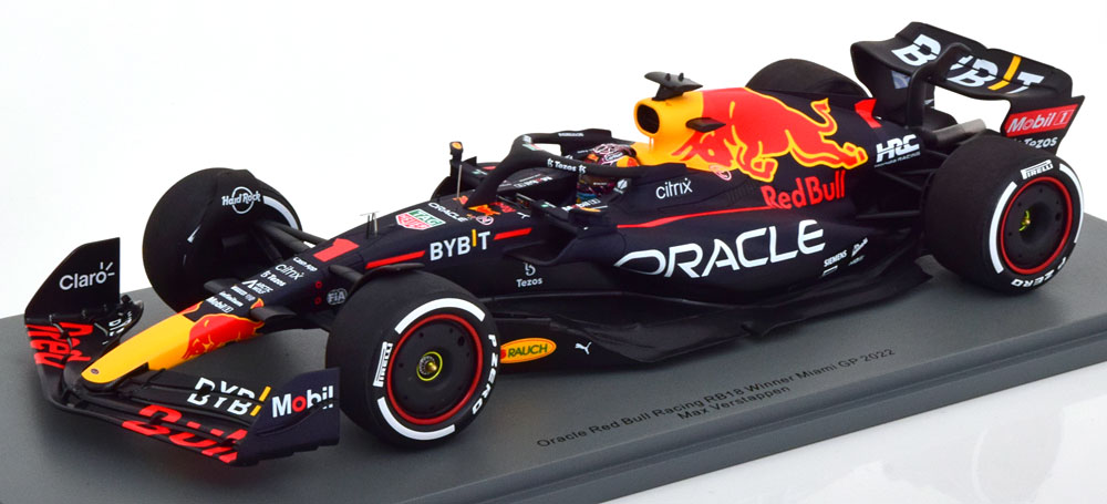 RED BULL RACING RB18 WINNER GP MIAMI WORLD CHAMPION 2022