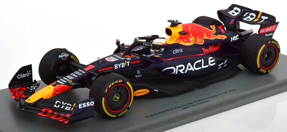 RED BULL RB18 GP BELGIUM WORLD CHAMPION 2022