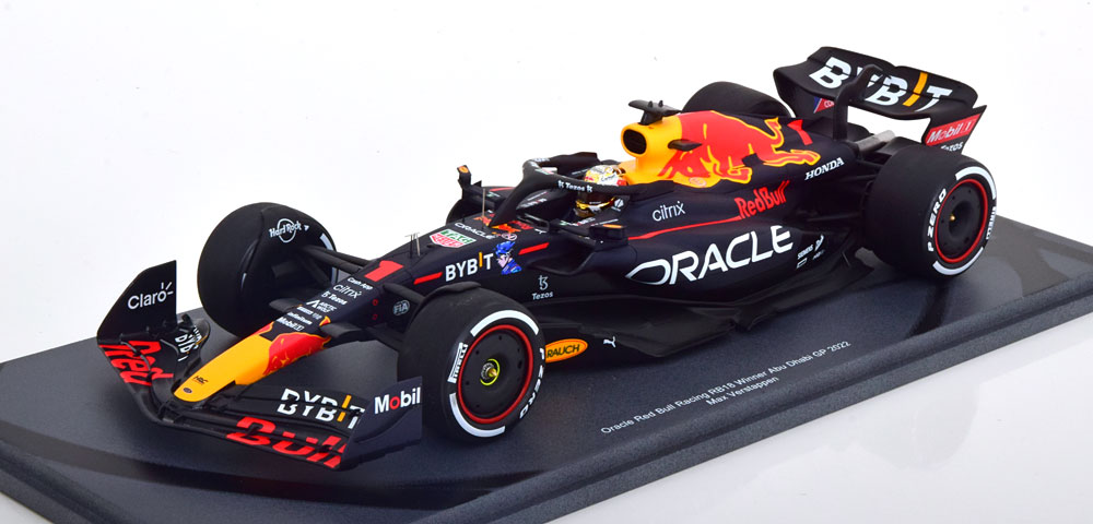 RED BULL RB18 WINNER GP ABU DHABI WORLD CHAMPION 2022