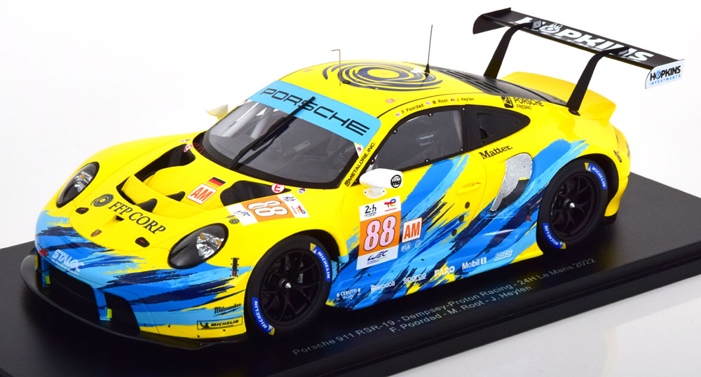 PORSCHE 911 RSR-19 NO 88  24H LE MANS, POORDAD/ROOT/HEYLEN (2022)