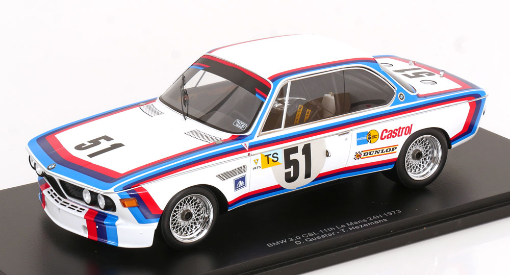 BMW 3.0 CSL NO 51 24H LE MANS 1973