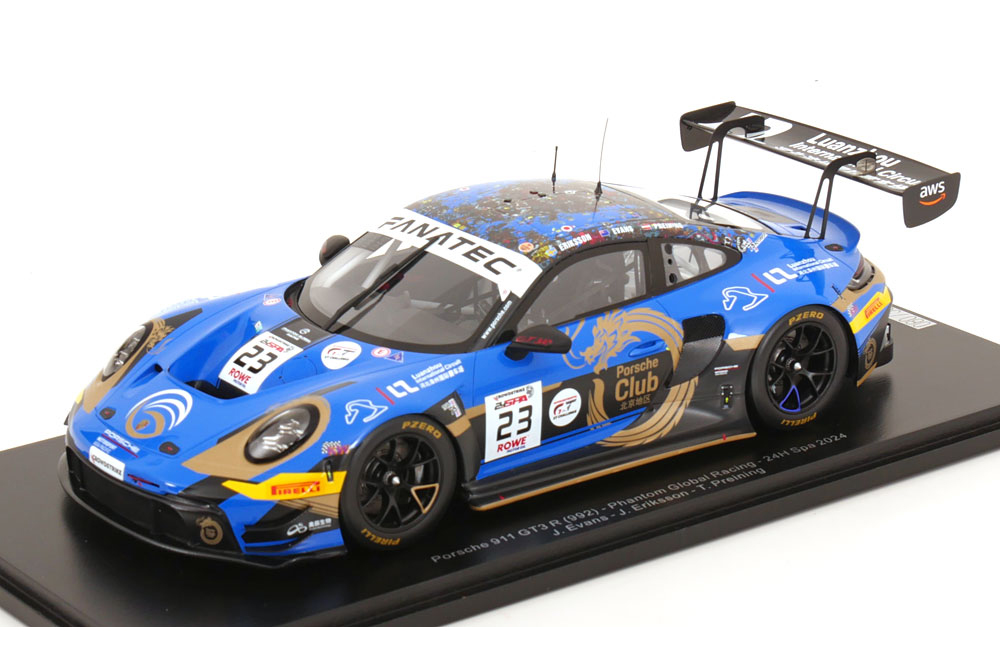 PORSCHE 911 (992) GT3R NO 23 24H SPA 2024