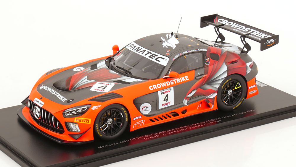 MERCEDES AMG GT3 EVO WINNER PRO-AM CLASS 24H SPA 2024