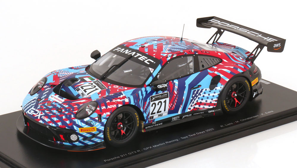 PORSCHE 911 GT3 R NO 221 SPA TEST DAYS 2022