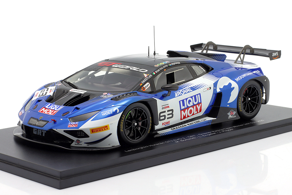 LAMBORGHINI HURACÁN GT3 EVO 2 #63 WINNER 24H SPA 2025 GRT GRASSER RACING TEAM / ЛАМБОРГИНИ УРАКАН ГТ3 ЭВО 2 ПОБЕДИТЕЛЬ 24 ЧАСА СПА ГРТ ГРАССЕР КОМАНДА
