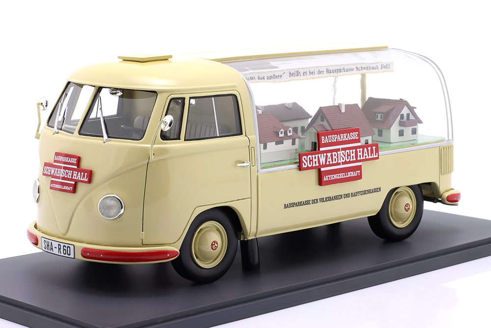VOLKSWAGEN T1 ADVERTISING VAN SCHWÄBISCH HALL 1954 BEIGE / ФОЛЬКСВАГЕН T1 РЕКЛАМНЫЙ ФУРГОН ШВЕБИШ ХАЛЛ БЕЖЕВЫЙ