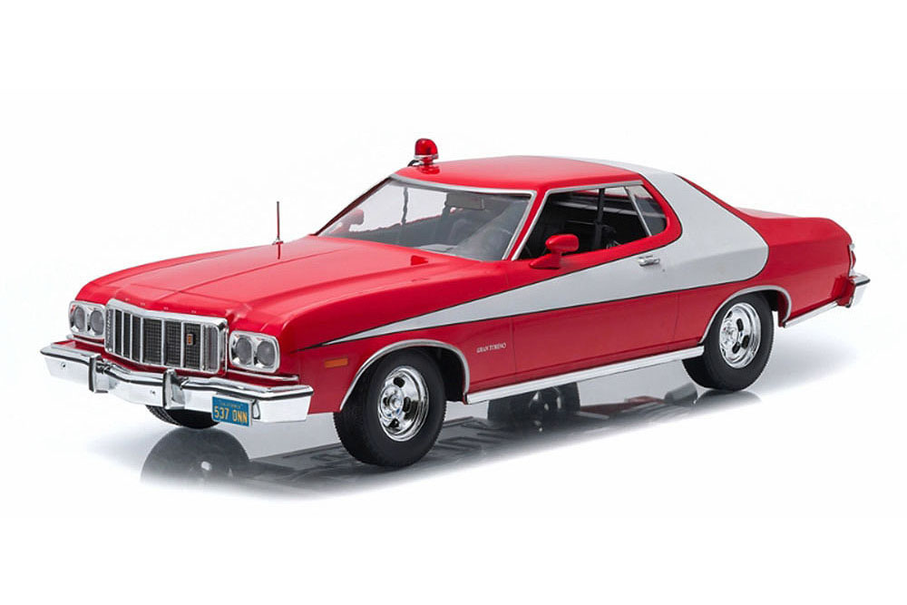 FORD GRAN TORINO STARSKY HUTCH 1976 RED WHITE