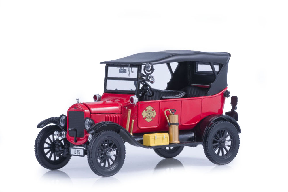 FORD MODEL T TOURING FIRE CHIEF 1925 RED