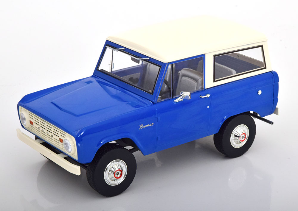 FORD BRONCO 1966 BLUE WHITE