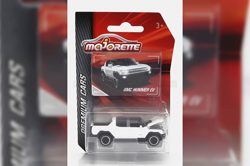 GMC HUMMER EV (2023), WHITE (ДЛИНА МОДЕЛИ 6-10 СМ)