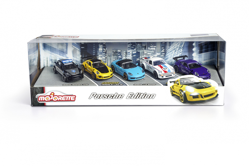 PORSCHE SET 5-CAR GIFT PACK | НАБОР ИЗ 5-ТИ МАШИНОК 1:64 PORSCHE ПОРШЕ В ПОДАРОЧНОЙ УПАКОВКЕ (ДЛИНА МОДЕЛИ 6-10 СМ)