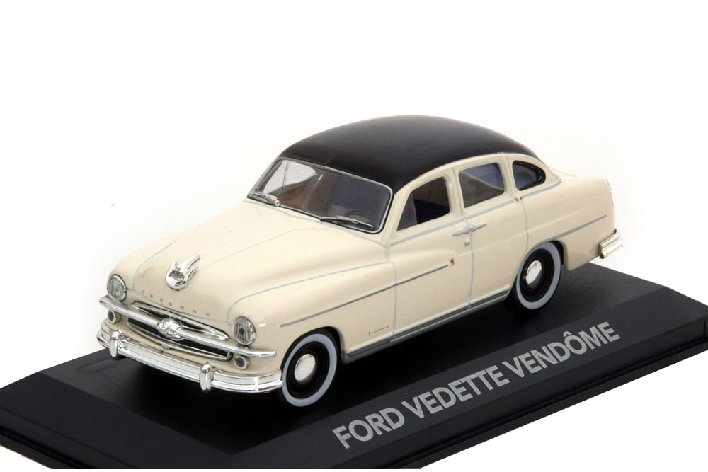 FORD VEDETTE VENDOME 1952 БЕЛЫЙ С ЧЕРНЫМ