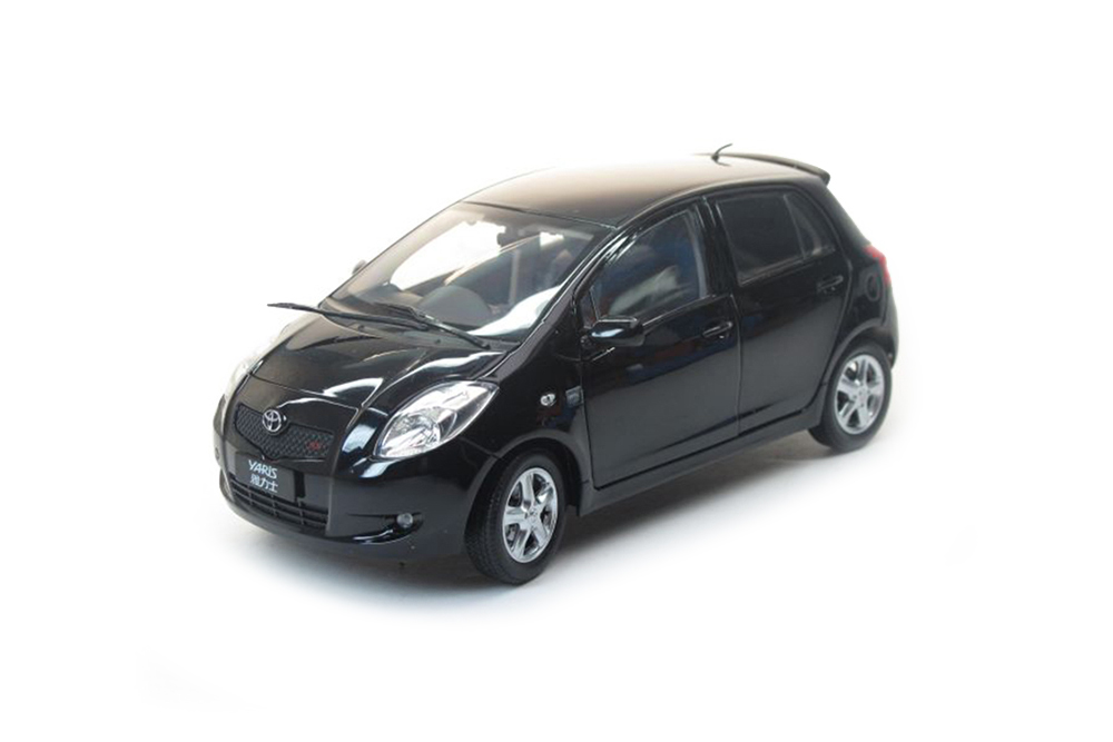 TOYOTA YARIS 2008 ЧЁРНЫЙ