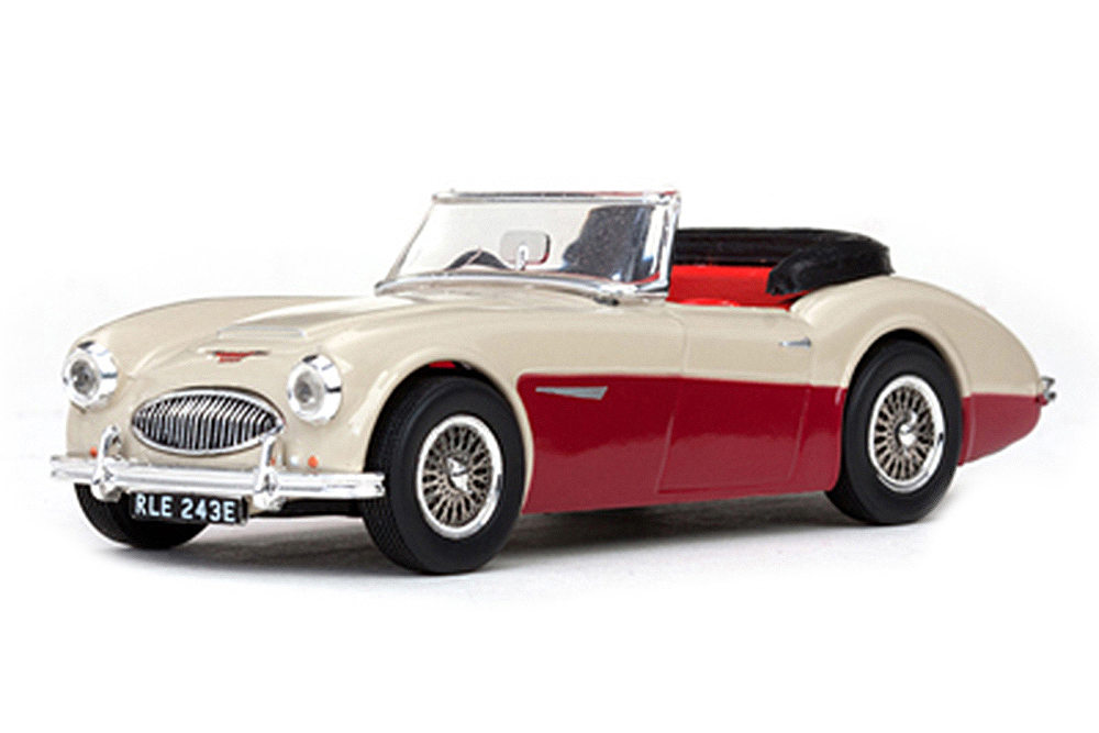 AUSTIN HEALEY 3000 IVORY/TARTAN RED