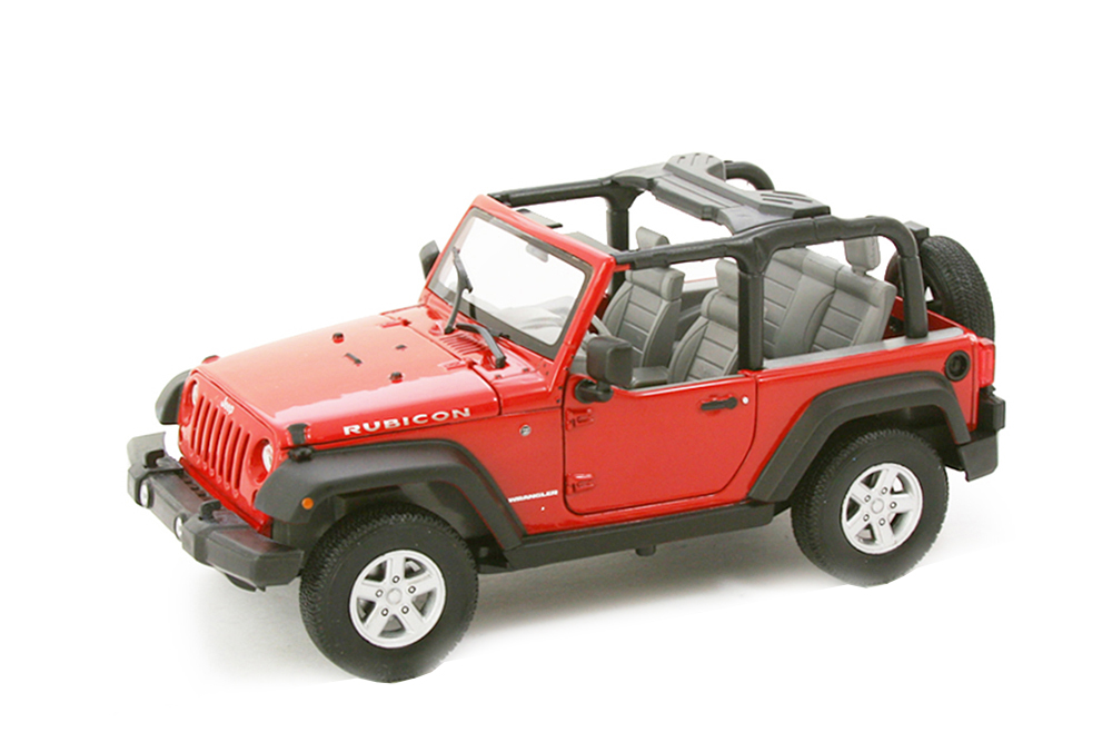 JEEP WRANGLER RUBICON OPEN 2007 КРАСНЫЙ