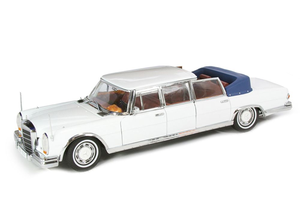MERCEDES W100 600 PULLMAN LIMO LANDAULET 1966 WHITE
