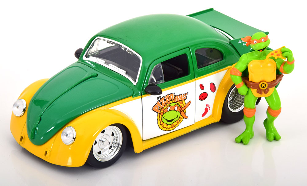 VW VOLKSWAGEN KAFER FROM THE SERIES TURTLES 1959 GREEN YELLOW
