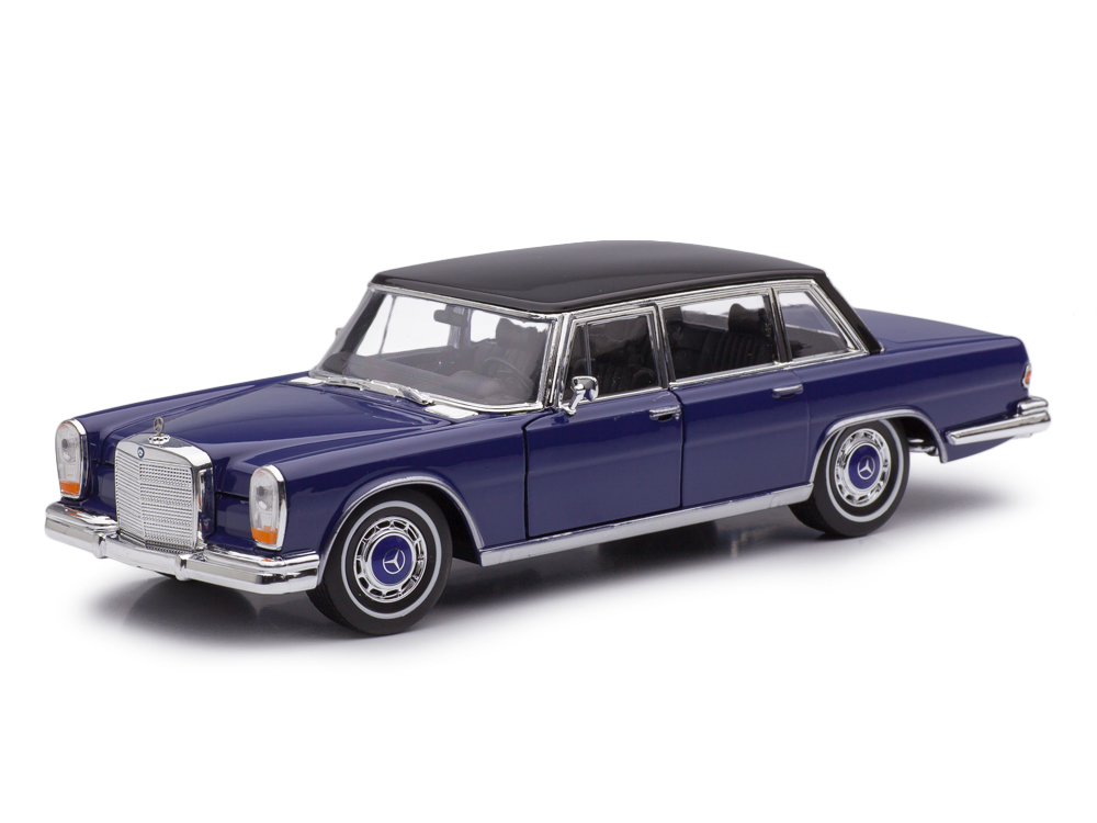 MERCEDES-BENZ 600 W100 1963 СИНИЙ С ЧЕРНЫМ
