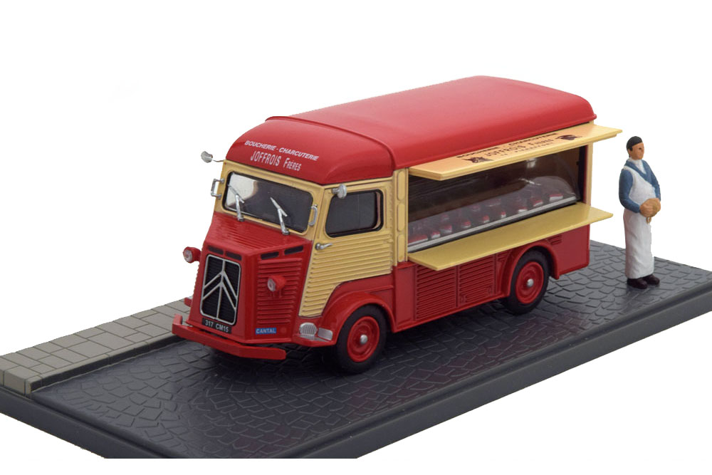 CITROEN TYPE H BUTCHER RED YELLOW