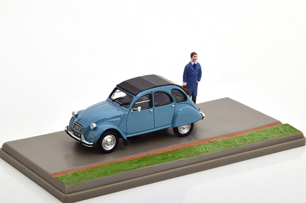 CITROEN 2CV, BLUE-GREY