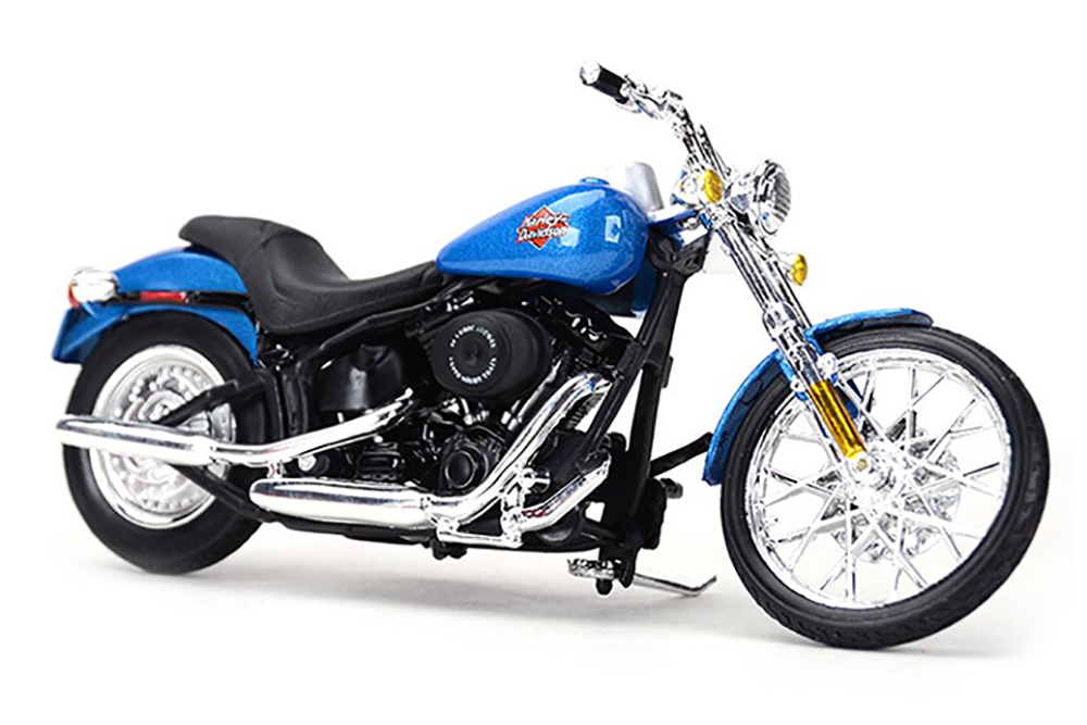 HARLEY-DAVIDSON FXSTB NIGHT TRAIN 2002 BLUE METALLIC