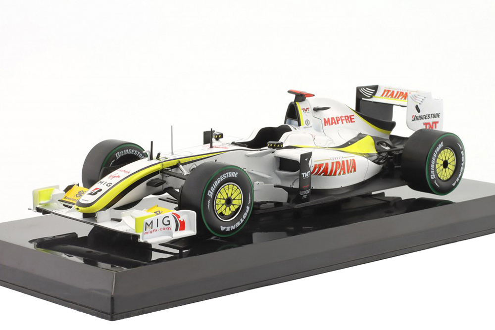 BRAWN BGP001 J.BUTTON BRAZILIAN GP 2009 WORLD CHAMPION #22