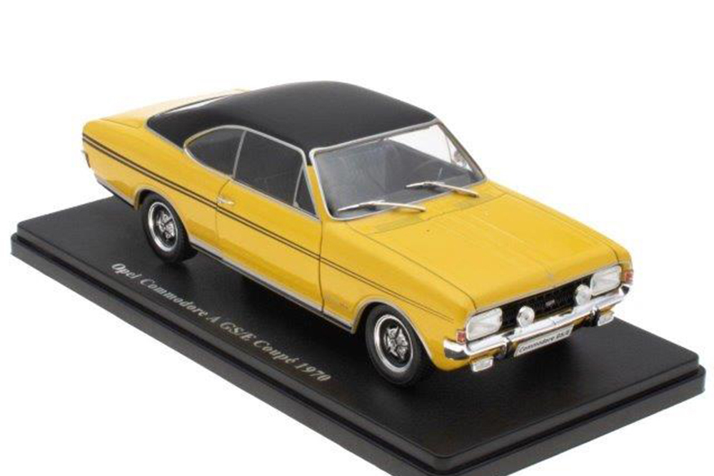 Feedbacks OPEL COMMODORE A GS/E COUPE 1970 YELLOW/BLACK**ОПЕЛЬ