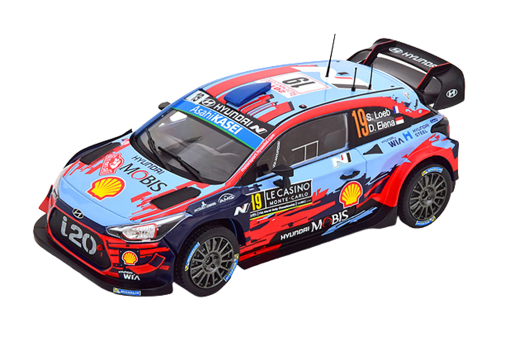 HYUNDAI I20 WRC #19 LOEB/ELENA RALLY MONTE CARLO 2019