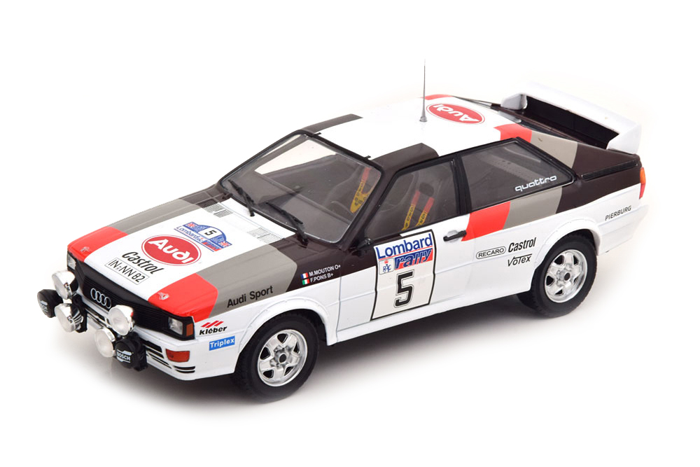 AUDI QUATTRO A1 #5 AUDI SPORT MOUTON/PONS RAC RALLY 1982