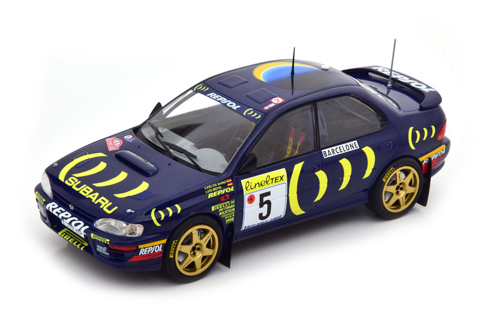 SUBARU IMPREZA 555 #4 555 SUBARU WRT MCRAE/RINGER RALLY MONTE-CARLO ЧЕМПИОН МИРА 1995