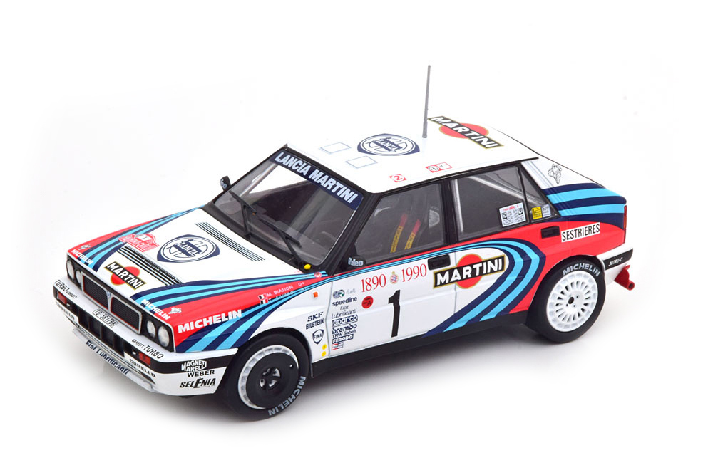 LANCIA DELTA INTEGRALE 16V #1 MARTINI BIASION/SIVIERO 3 МЕСТО RALLY MONTE-CARLO 1990