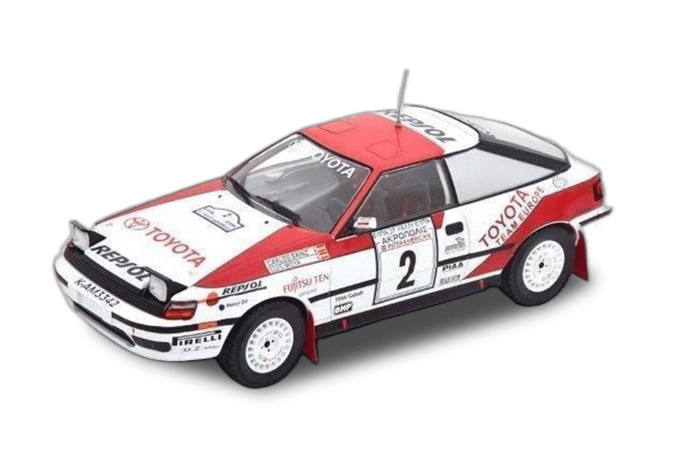 TOYOTA CELICA GT-FOUR (ST165) #2 MARLBORO TOYOTA TEAM SAINZ/MOYA ПОБЕДИТЕЛЬ RALLY ACROPOLIS ЧЕМПИОН МИРА 1990