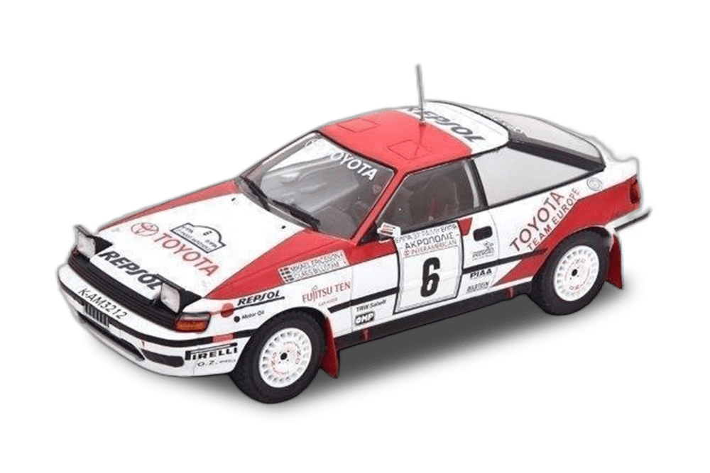 TOYOTA CELICA GT-FOUR (ST165) #6 MARLBORO TOYOTA TEAM ERICSSON/BILLSTAM 4 МЕСТО RALLY ACROPOLIS 1990 (С ДЕКАЛЯМИ MARLBORO)