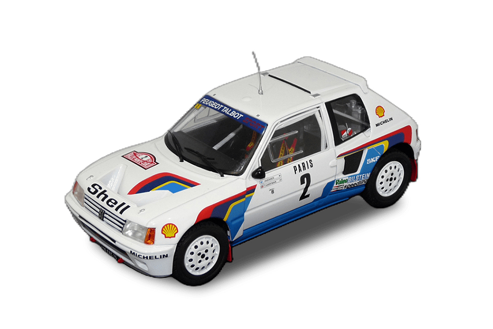 PEUGEOT 205 TURBO 16 #2 PEUGEOT TALBOT SPORT VATANEN/HARRYMAN ПОБЕДИТЕЛЬ RALLY MONTE CARLO 1985