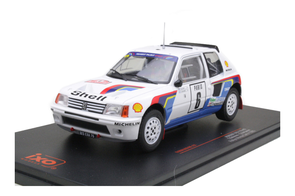 PEUGEOT 205 TURBO 16 #6 PEUGEOT TALBOT SPORT SALONEN/HARJANNE 3 МЕСТО RALLY MONTE CARLO ЧЕМПИОН МИРА 1985