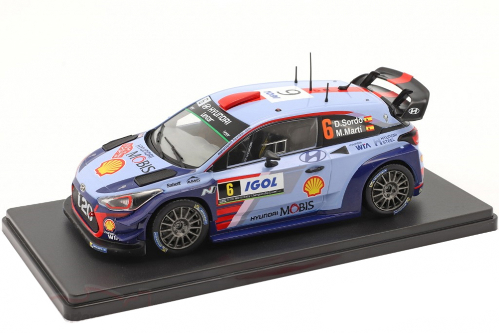 HYUNDAI I20 WRC #6 HYUNDAI SHELL MOBIS WRT SORDO/DEL BARRIO RALLY TOUR DE CORSE 2017