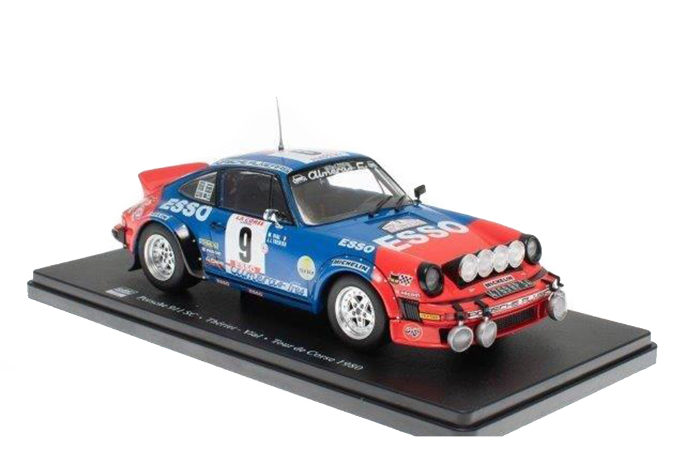 PORSCHE 911 SC #9 ESSO THERIER/VIAL WINNER TOUR DE CORSE 1980