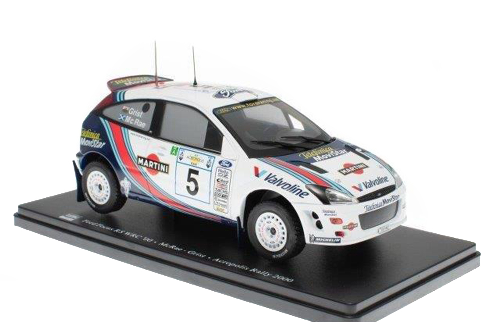 FORD FOCUS RS WRC'00 #5 FORD MOTOR CO. LTD MCRAE/GRIST WINNER RALLY ACROPOLIS 2000