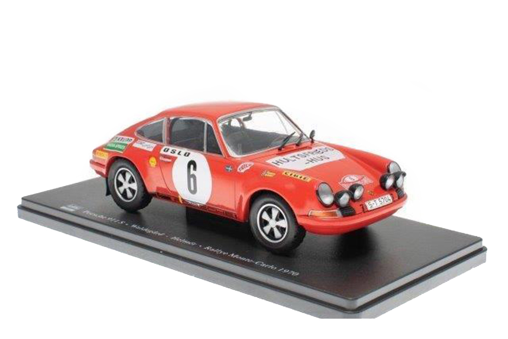 PORSCHE 911 S #6 PORSCHE SYSTEM ENGINEERING WALDEGARD/HELMER WINNER RALLY MONTE-CARLO 1970
