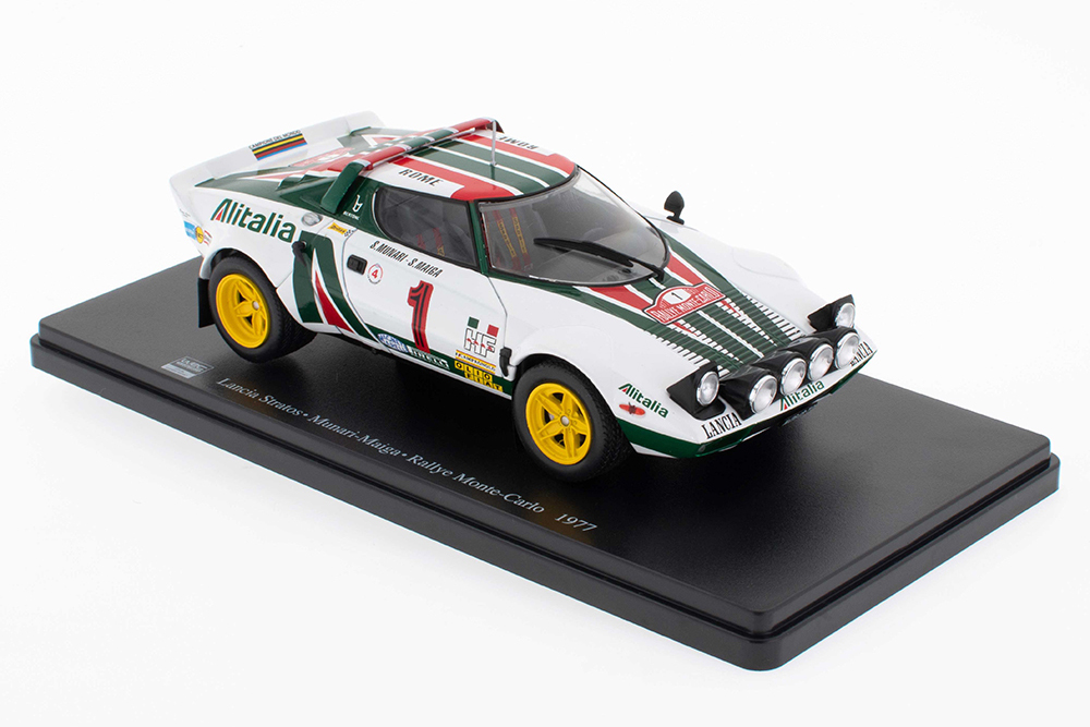 LANCIA STRATOS HF #1 "LANCIA ALITALIA" MUNARI/MAIGA WINNER RALLYE MONTE-CARLO 1977