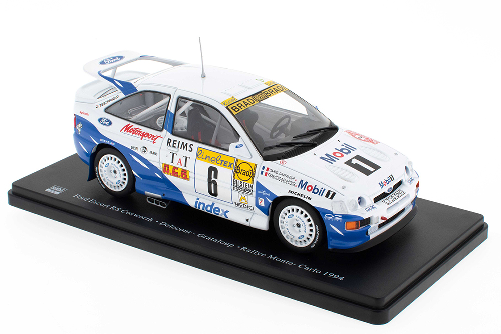 FORD ESCORT RS COSWORTH #6 "FORD MOTOR CO. LTD" DELECOUR/GRATALOUP WINNER RALLY MONTE-CARLO 1994