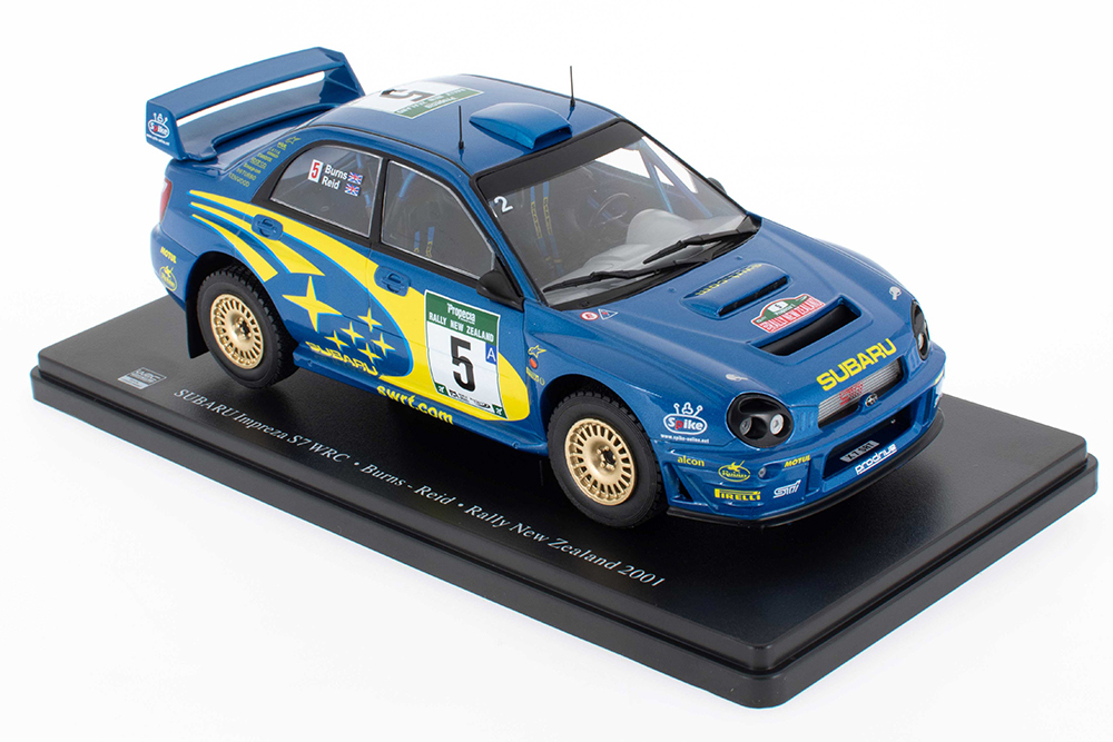 SUBARU IMPREZA S7 WRC #5 "SUBARU WRT" BURNS/REID WINNER RALLY NEW ZEALAND ЧЕМПИОН МИРА 2001