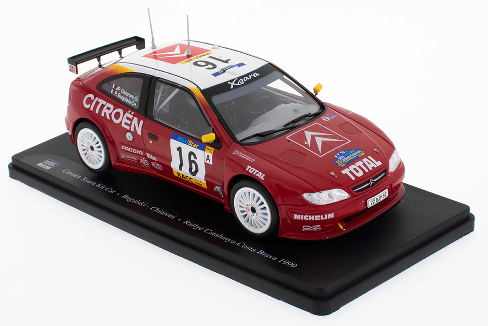 CITROEN XSARA KIT CAR #16 "CITROËN SPORT" BUGALSKI/CHIARONI WINNER RALLY CATALUNYA-COSTA BRAVA 1999