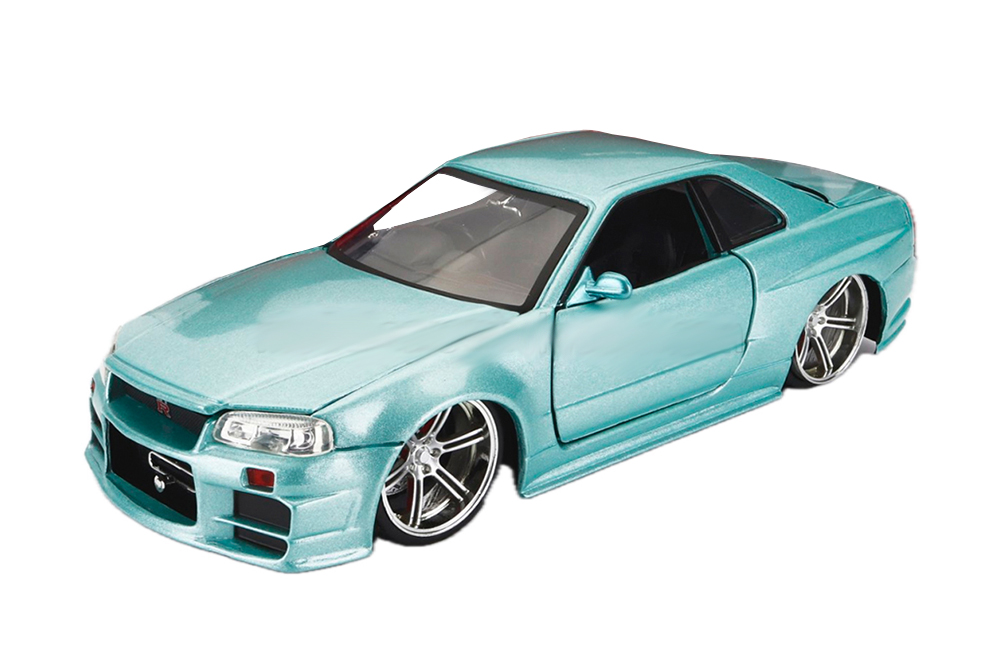 NISSAN BRIAN'S SKYLINE GT-R (BNR34) 1999 - FAST & FURIOUS, SEA GREEN