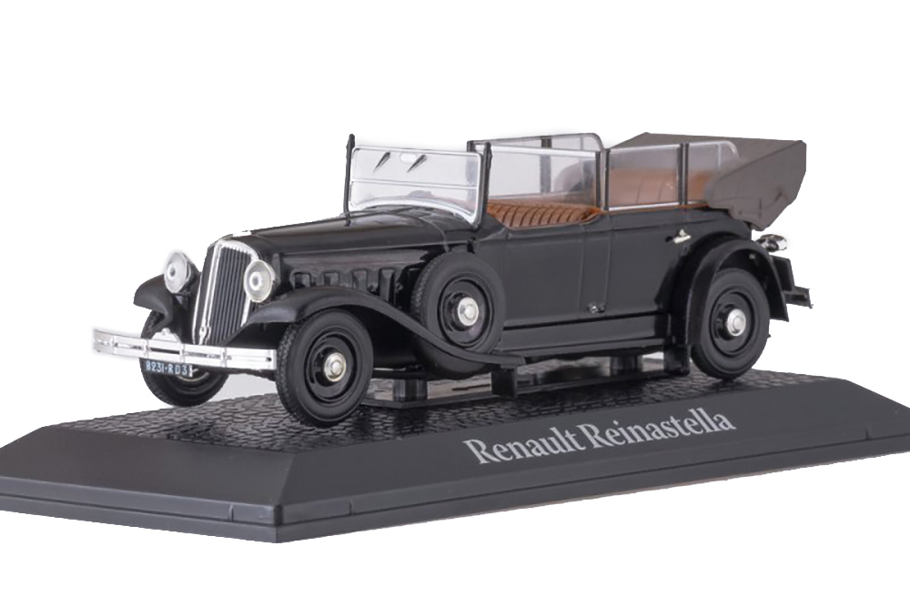 RENAULT REINASTELLA VISITE ROYALE ALBERT LEBRUN 1938 BLACK