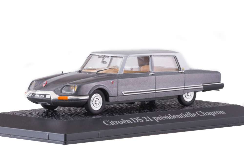 CITROEN DS21 PRESIDENTIELLE CHAPRON CHARLES DE GAULLE 1969 GREY METALLIC/SILVER