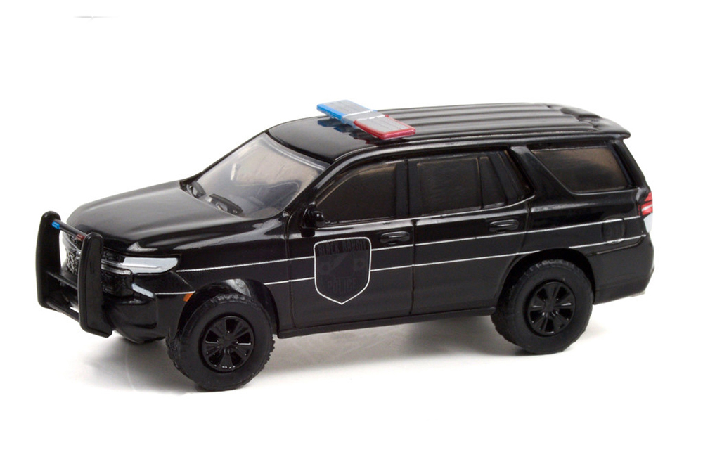CHEVROLET TAHOE 2021 BLACK BANDIT POLICE ПОЛИЦИЯ (ДЛИНА МОДЕЛИ 6-10 СМ)