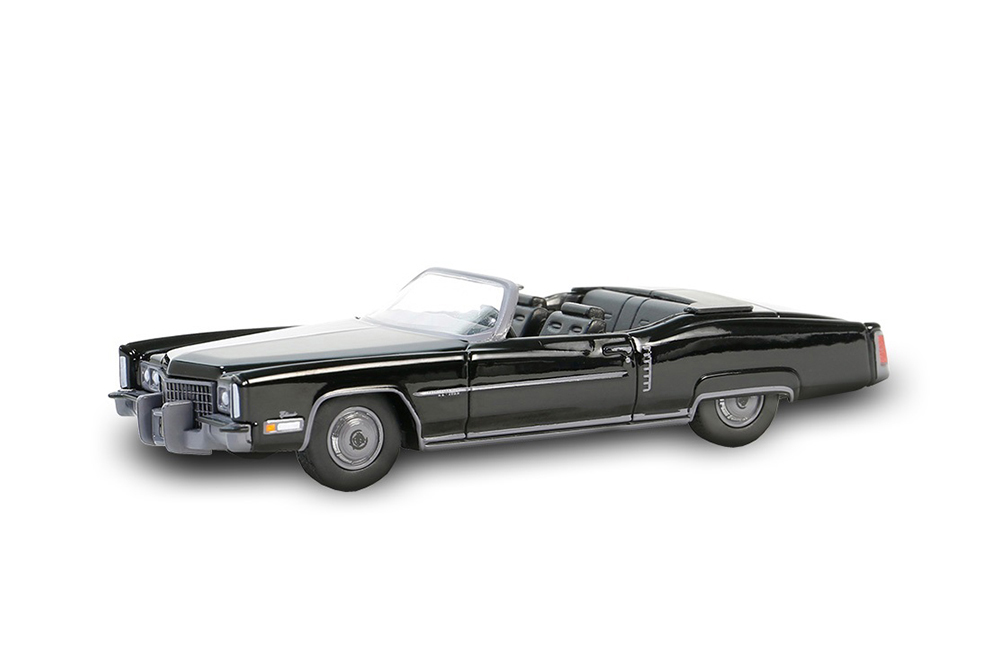 CADILLAC ELDORADO FLEETWOOD CONVERTIBLE 1972 BLACK (ДЛИНА МОДЕЛИ 6-10 СМ)