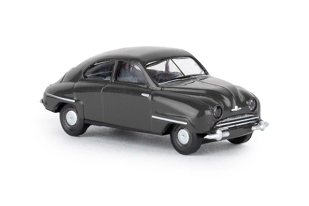 SAAB 92 1950 ТЕМНО-СЕРЫЙ (ДЛИНА МОДЕЛИ 3-5 СМ)